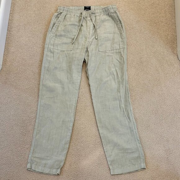 Todd Snyder Linen Beach Pant in Desert Sage - Picture 3 of 4